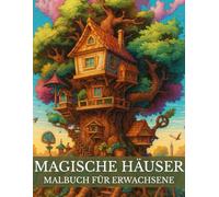 Magische Häuser Malbuch Für Erwachsene: 50 Fantastische Traumhäuser zum Ausmalen - Ein magisches Kunstbuch zur Entspannung