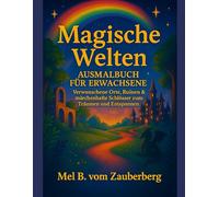 Magische Welten - Ausmalbuch für Erwachsene: Verwunschene Orte, Ruinen und märchenhafte Schlösser zum Träumen und Entspannen von Mel B. vom Zauberberg