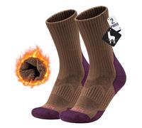 MAGISDU Calcetines Termicos Mujer Hombre Lana di Alpaca Calentitos 2 Pares Gruesos Calcetines Invierno Altos Frio Extremo Nieve Senderismo Running Esquiar Deportes Talla 35-51