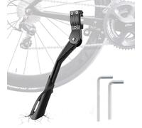 MagiSel Caballete Bicicleta, Pata de Cabra para Bicicletas, Pata Cabra Bicicleta Antideslizante, Aluminio Soporte Ajustable del Retroceso de Bici, para 24-29Montaña Ciclismo BMX Carretera Bicicletas
