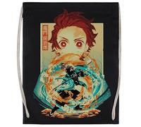MAGITONE Agua Y Llama Dentro Bolsa De Deporte Unisex Bolsa De Gimnasio Negra Unisex Sport Bag Black Gym Sack