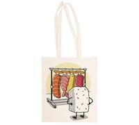 MAGITONE Armario De Sushi Totebag Unisex Saco Compras Beige Reutilizable Unisex Totebag Beige Shopping Sack Reusable
