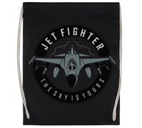 MAGITONE Arriba Pistola Inspirado Combatiente Chorro Bolsa De Deporte Unisex Bolsa De Gimnasio Negra Unisex Sport Bag Black Gym Sack
