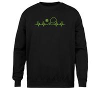 MAGITONE Arte De Pickleball para Hombres Jersey Negro Unisex Sin Género Cuello Redondo Unisex Black Jumper Genderless Crewneck