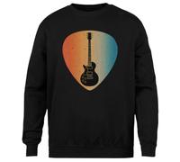 MAGITONE Arte Genial De Guitarristas Jersey Negro Unisex Sin Género Cuello Redondo Unisex Black Jumper Genderless Crewneck