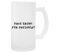 MAGITONE Dave Grohl Para Presidente Taza De Bebida Con Mango De Taza De Cerveza De Vidrio Glass Beer Cup Handled Beverage Mug