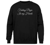 MAGITONE Diseño De Páginas De Fantasía En Mis Manos Jersey Negro Unisex Sin Género Cuello Redondo Unisex Black Jumper Genderless Crewneck