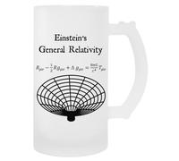 MAGITONE Ecuación De La Relatividad General De Einstein Taza De Bebida Con Mango De Taza De Cerveza De Vidrio Glass Beer Cup Handled Beverage Mug