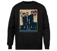 MAGITONE El Barrio Jersey Negro Unisex Sin Género Cuello Redondo Unisex Black Jumper Genderless Crewneck