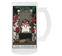 MAGITONE El Emperador De James Woods Taza De Bebida Con Mango De Taza De Cerveza De Vidrio Glass Beer Cup Handled Beverage Mug