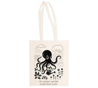 MAGITONE El Jardín De Un Pulpo Totebag Unisex Saco Compras Beige Reutilizable Unisex Totebag Beige Shopping Sack Reusable