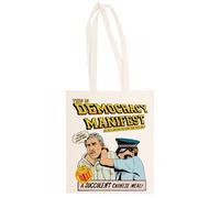 MAGITONE Este Es El Manifiesto De La Democracia Totebag Unisex Saco Compras Beige Reutilizable Unisex Totebag Beige Shopping Sack Reusable