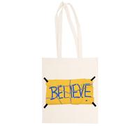 Magitone Futbol Is Life, Football, Believe Totebag Unisex Saco Compras Beige Reutilizable