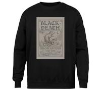 MAGITONE Gira Europea De Black Death Jersey Negro Unisex Sin Género Cuello Redondo Unisex Black Jumper Genderless Crewneck