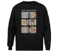 MAGITONE Historia del Arte Jersey Negro Unisex Sin Género Cuello Redondo Unisex Black Jumper Genderless Crewneck