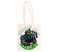 MAGITONE Hooligans De Skally Cap Totebag Unisex Saco Compras Beige Reutilizable Unisex Totebag Beige Shopping Sack Reusable