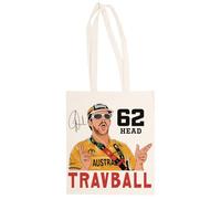 MAGITONE Jugador De Críquet Australiano Totebag Unisex Saco Compras Beige Reutilizable Unisex Totebag Beige Shopping Sack Reusable