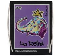 MAGITONE Le Reina The Queen Bolsa De Deporte Unisex Bolsa De Gimnasio Negra