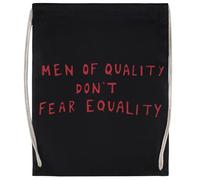 MAGITONE Los Hombres De Calidad No Tienen Miedo Bolsa De Deporte Unisex Bolsa De Gimnasio Negra Unisex Sport Bag Black Gym Sack