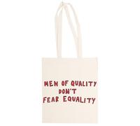 MAGITONE Los Hombres De Calidad No Tienen Miedo Totebag Unisex Saco Compras Beige Reutilizable Unisex Totebag Beige Shopping Sack Reusable