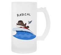 MAGITONE Morsa Radical Taza De Bebida Con Mango De Taza De Cerveza De Vidrio Glass Beer Cup Handled Beverage Mug
