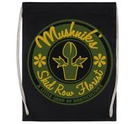 MAGITONE Mushniks Skid Row Florist Bolsa de Deporte Unisex Negra Mochila de Gimnasio Unisex Sport Bag Black Gym Sack