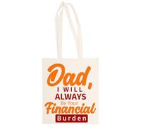 MAGITONE Papá I Voluntad Siempre Ser Su Totebag Unisex Saco Compras Beige Reutilizable Unisex Totebag Beige Shopping Sack Reusable