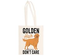 MAGITONE Perro De Pelo Dorado Que No Se Preocupa Totebag Unisex Saco Compras Beige Reutilizable Unisex Totebag Beige Shopping Sack Reusable