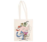 MAGITONE Personajes Principales De Un Show Más Totebag Unisex Saco Compras Beige Reutilizable Unisex Totebag Beige Shopping Sack Reusable