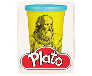 MAGITONE Plato Play Doh Philosophy Pun Bolsa de Deporte Unisex Beige Mochila de Gimnasio Unisex Sport Bag Beige Gym Sack