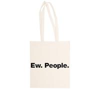 MAGITONE Qué Asco Gente Totebag Unisex Saco Compras Beige Reutilizable Unisex Totebag Beige Shopping Sack Reusable