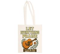 MAGITONE Que Todo Te Alabe Totebag Unisex Saco Compras Beige Reutilizable Unisex Totebag Beige Shopping Sack Reusable