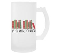 MAGITONE Si Lo Sabes Lo Sabes 67 Taza De Bebida Con Mango De Taza De Cerveza De Vidrio Glass Beer Cup Handled Beverage Mug
