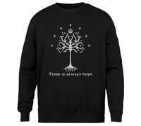 MAGITONE Siempre Hay Esperanza Jersey Negro Unisex Sin Género Cuello Redondo Unisex Black Jumper Genderless Crewneck