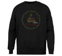MAGITONE Una Promesa Mantenida Activa Jersey Negro Unisex Sin Género Cuello Redondo Unisex Black Jumper Genderless Crewneck