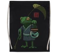 MAGITONE Una Rana Y Su Hijo Activos Bolsa De Deporte Unisex Bolsa De Gimnasio Negra Unisex Sport Bag Black Gym Sack