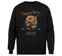 MAGITONE Valle Stardew Jersey Negro Unisex Sin Género Cuello Redondo Unisex Black Jumper Genderless Crewneck
