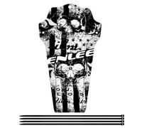 MAGIX-JUICE No.5 Chapa de protección, Adultos Unisex, Calavera, Ancho