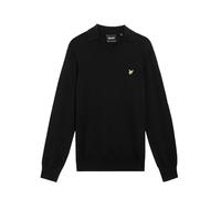 MAGLIE Uomo LYLE & SCOTT 1874 KN2313V FOOTBALL COLLAR Z865 JET BLACK