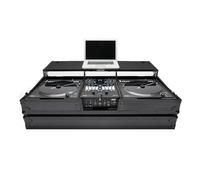 MAGMA Battle-Workstation Multi-Formato para DJ con Plataforma para Portátil y Ruedas, Estuche para Mezclador 10" y 2 Platos/Reproductores