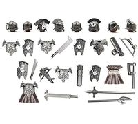 Magma Brick Conjunto de Engranajes orcos Uruk-Hai Compatible con la Figura Lego (Soldado 8 Gratis)