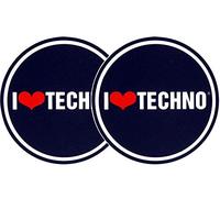 Magma de Factory I Love Techno Slipmat, 2 unidades)