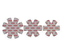 MAGMA Products, A10-368 No-Skid 3-Piece Pot Protectors Set, Grey Juego de 3 Protectores Antideslizantes para ollas, Poliéster, Gris, 3