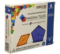 Magna-Tiles Polygons Expansion Set, The Original Magnetic Building Tiles for Creative Open-Ended Play, Educational Toys for Children Ages 3 Years + (8 Pieces)