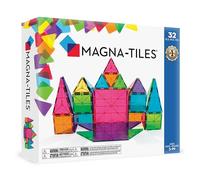 Magna-Tiles 2132, Clear Colors 32 Piece Set