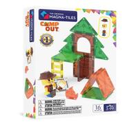 Magna-Tiles Camp Out - Juego de construcción magnética de 16 piezas, la marca original de construcción magnética