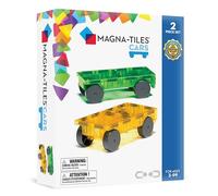 Magna-Tiles Cars Expansion Set, The Original Magnetic Building Tiles For Creative Open-Ended Play, Educational Toys For Children Ages 3 Years + (2 Pieces) (16022)
