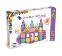 Magna-Tiles Castle DLX 48-Piece Magnetic Construction Set, The Original Magnetic