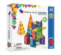 Magna-Tiles Juego de construcción magnética Combo – 62 piezas – Marca original