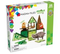 Magna-Tiles Jungle Animals 25 Piece Set, The Original Magnetic Building Tiles For Creative Open-Ended Play, Educational Toys For Children Ages 3 Years + (25 Pieces)